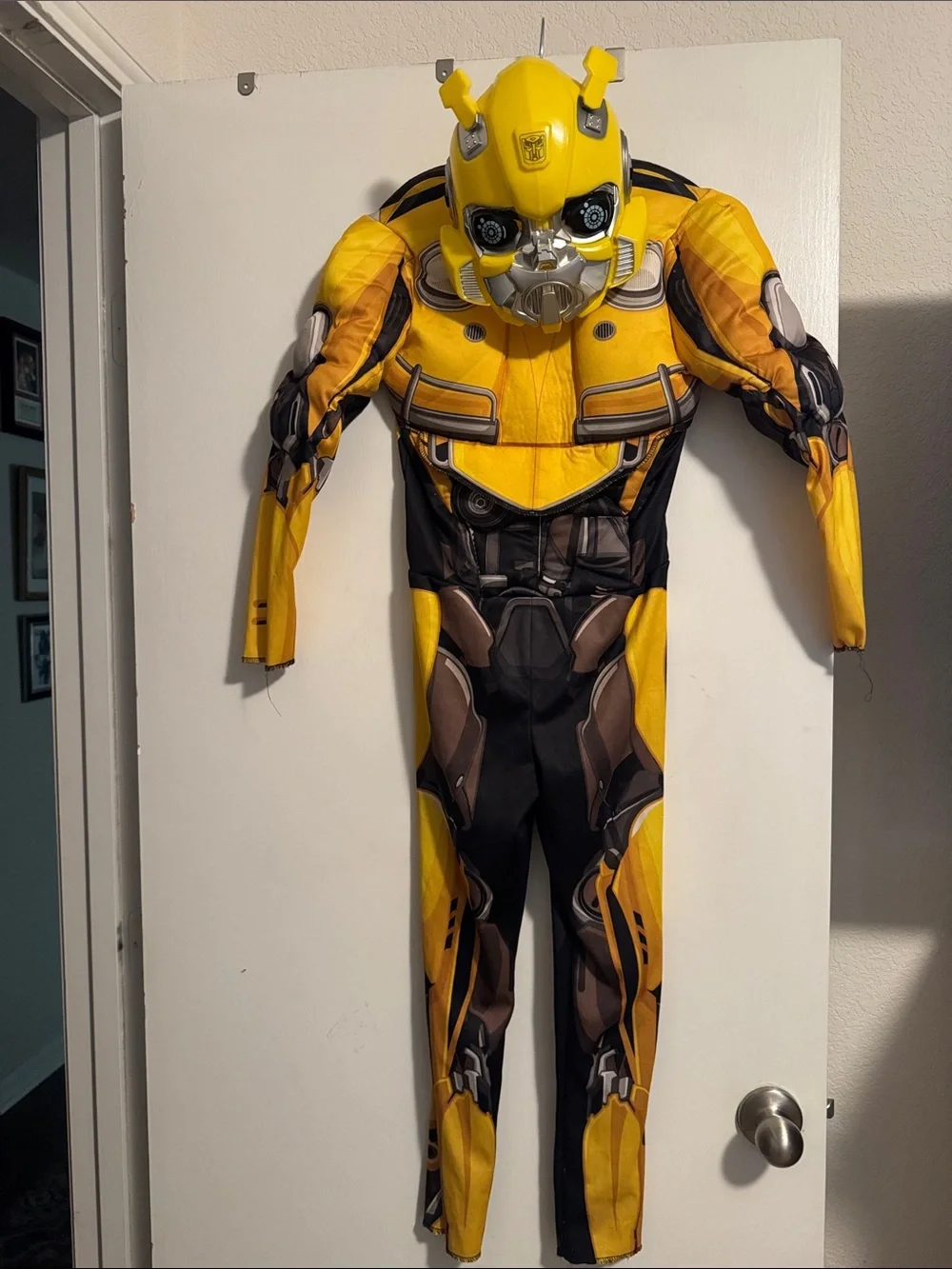 Bumblebee Yellow Kids Costume with Mask - Official Movie Style